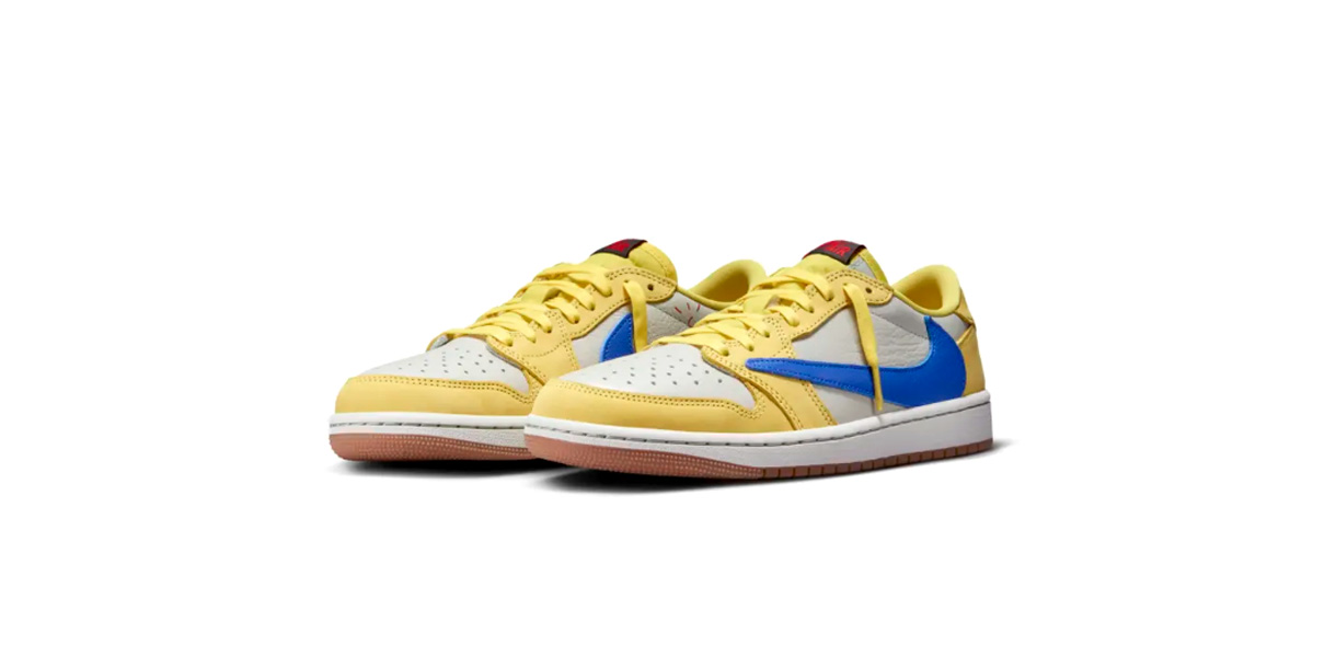 速報！5/25発売！エア ジョーダン 1 LOW OG x トラヴィス・スコット 'Canary'